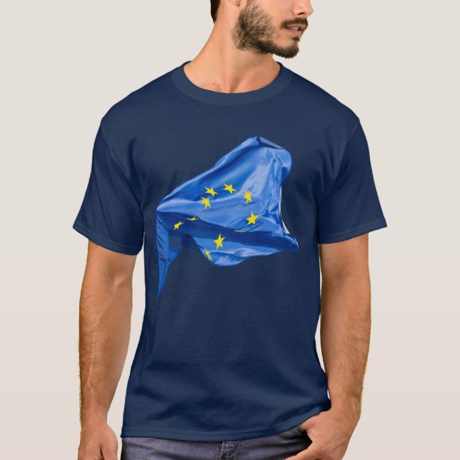 Europeiska flagga t shirt (Framsida)