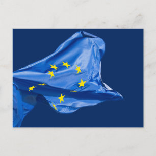 Europeiska flagga vykort