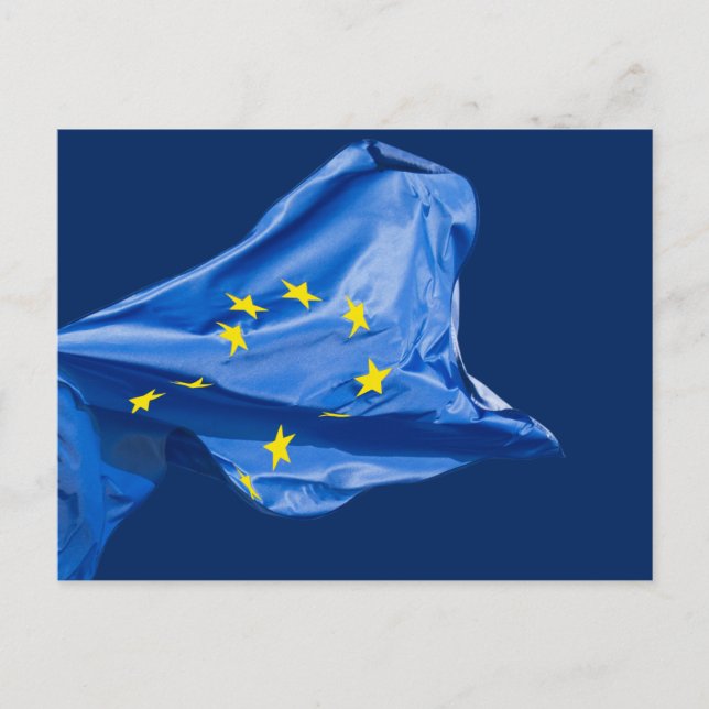 Europeiska flagga vykort (Framsida)
