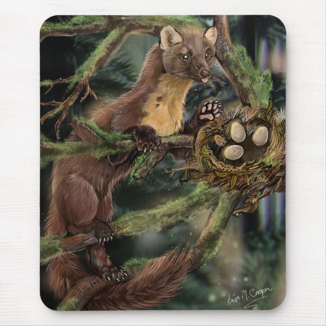 Europeiska Gräs Marten Musmatta (Framsidan)
