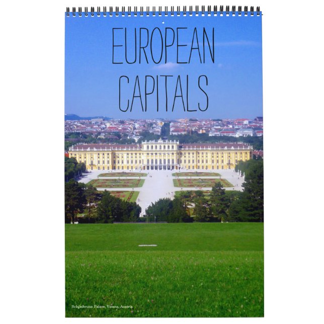 europeiska huvudstäder 2027 kalender (Omslag)