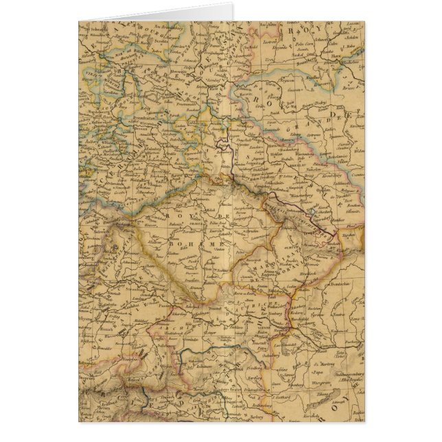 Europeiska imperier hälsningskort (Framsidan)