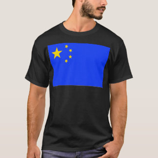 Europeiska kinesiska Flagga. T Shirt