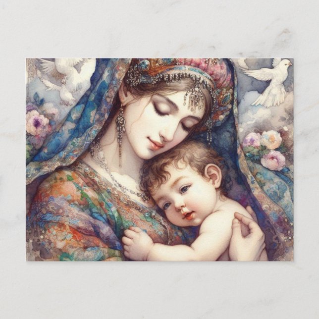 Europeiska Mamma 14 Vykort (Framsida)