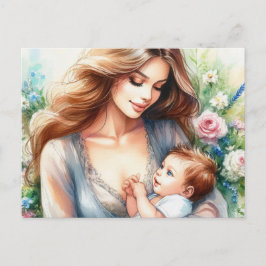 Europeiska Mamma 3 Vykort