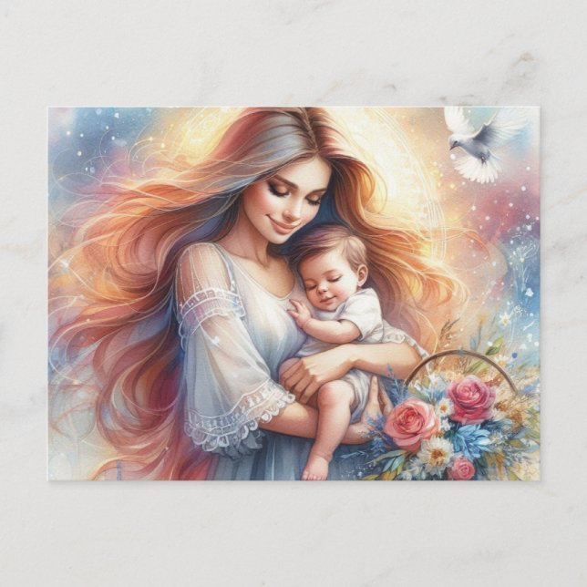 Europeiska Mamma 5 Vykort (Framsida)