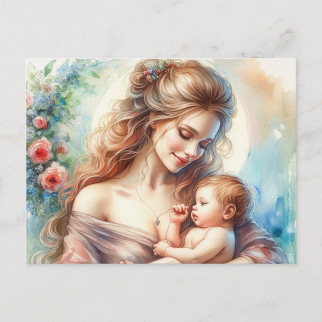 Europeiska Mamma Vykort (Framsida)