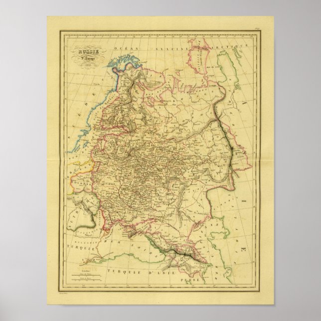 Europeiska Ryssland 3 Poster (Framsidan)