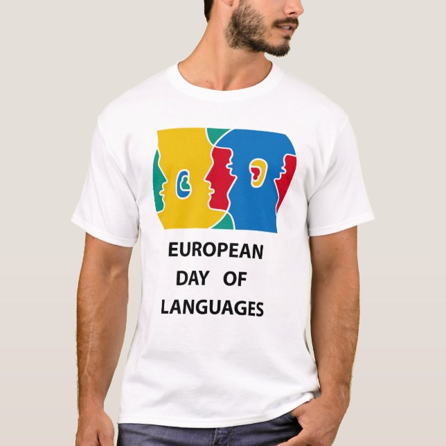 Europeiska språkdagen t shirt (Framsida)
