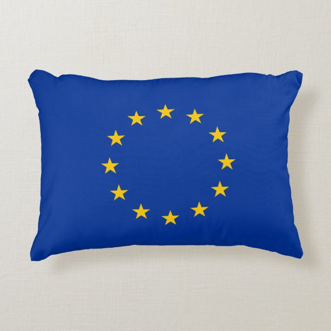 Europeiska unionEGflagga Europa Prydnadskudde (Framsidan)