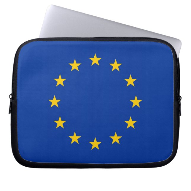 Europeiska unionen Flagga Laptop sleeve (Framsidan)