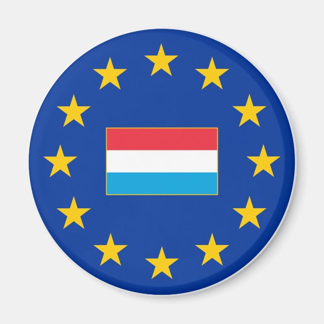 Europeiska unionen, Luxemburg, Magnet (Framsidan)