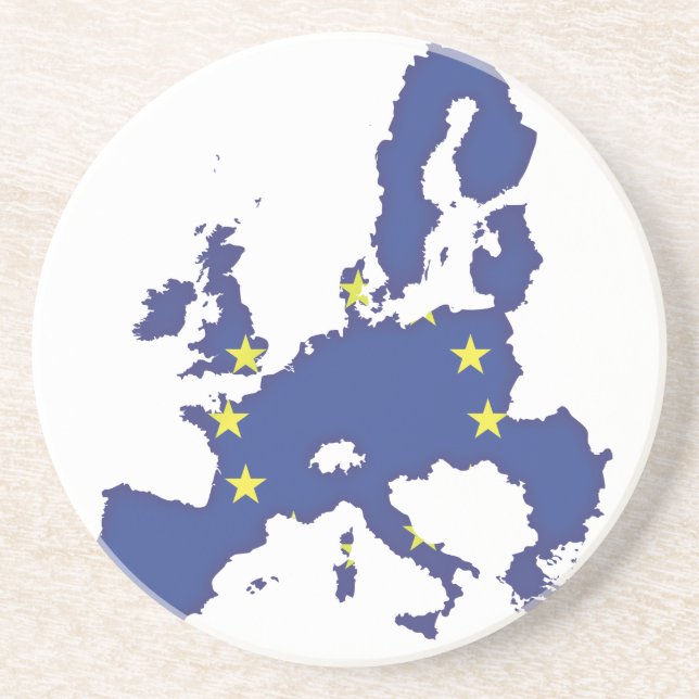 Europeiska unionen underlägg sandsten (Framsidan)