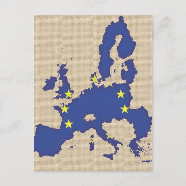 Europeiska unionen vykort (Framsida)