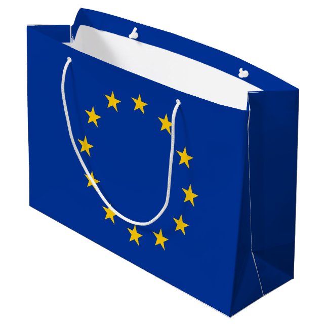 Europeiska unionens flagga (Baksidan Vinklad)