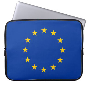 Europeiska unionens Flagga (EU) (Europa) Laptop Fodral