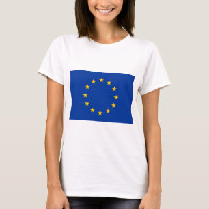 Europeiska unionens Flagga (EU) (Europa) T Shirt