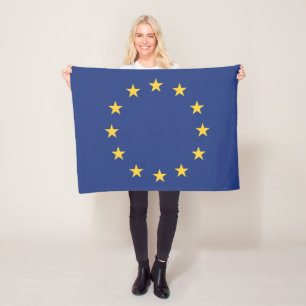 Europeiska unionens Flagga Fleecefilt