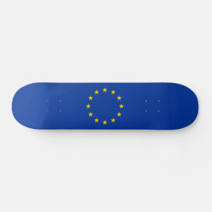 Europeiska unionens flagga mini skateboard bräda 18,5 cm