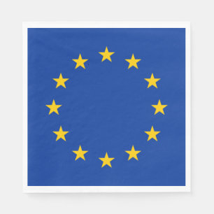Europeiska unionens flagga pappersservett