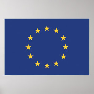 Europeiska unionens flagga poster
