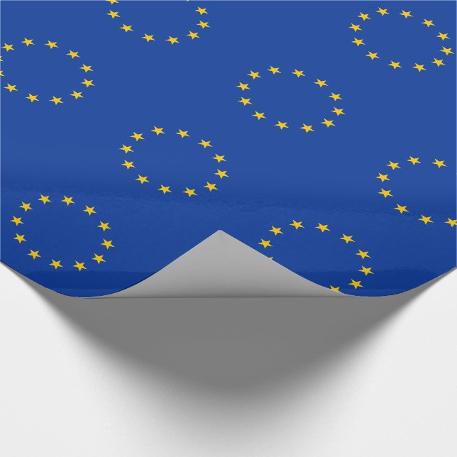 Europeiska unionens flagga presentpapper (Hörn)