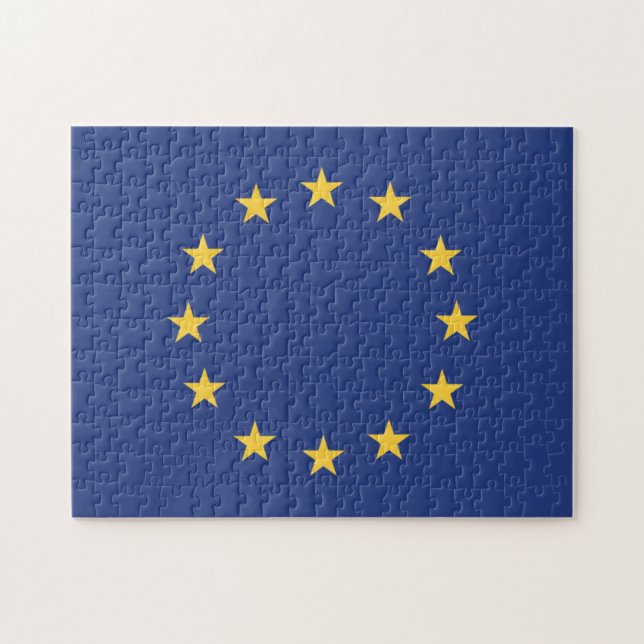 Europeiska unionens Flagga Pussel (Horisontell)
