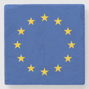 Europeiska unionens flagga stenunderlägg