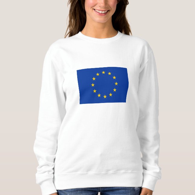 Europeiska unionens flagga t shirt (Framsida)