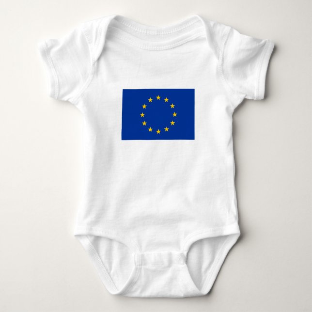Europeiska unionens flagga t shirt (Framsida)