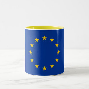 Europeiska unionens flagga Två-Tonad mugg