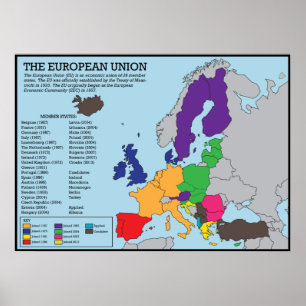Europeiska unionens klassrum Poster