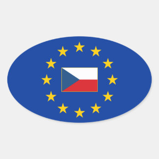 Europeiska unionens officiella tidning ovalt klistermärke