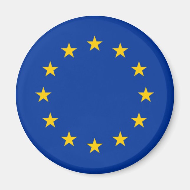 Europeiska unionens stjärnor magnet (Framsidan)