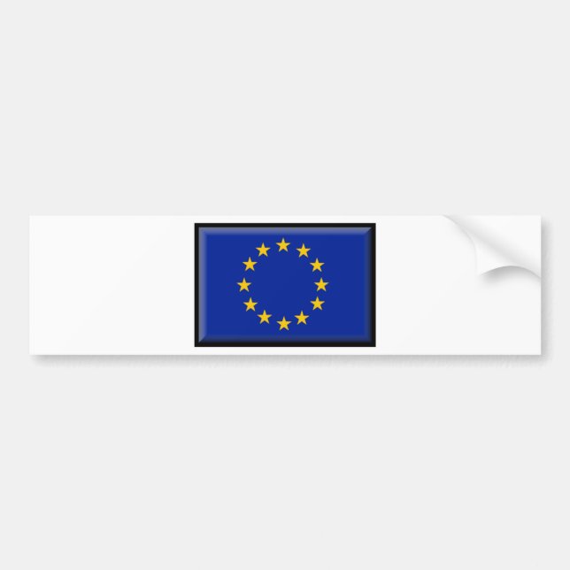 Europeiska unionflagga bildekal (Framsidan)
