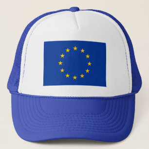 Europeiska unionflagga truckerkeps