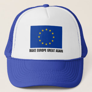 Europeiska unionflaggahatt GÖR EUROPA UNDERBAR Keps