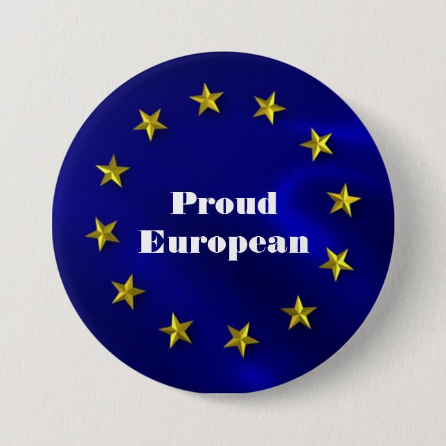 Europeiska unionprideemblem knapp (Framsida)