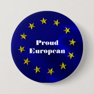 Europeiska unionprideemblem knapp