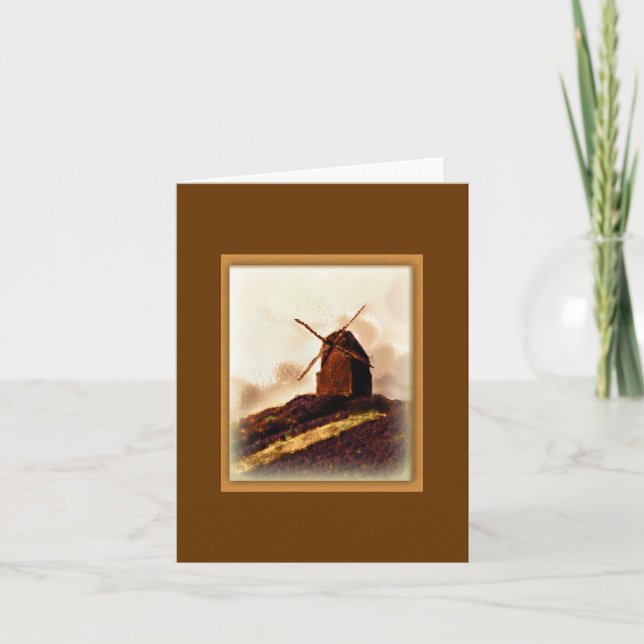 Europékvarn noterar kortet kort (Framsida)