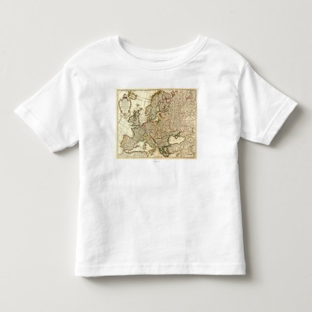 EuropePanoramic MapEurope 2 T-shirt (Framsida)
