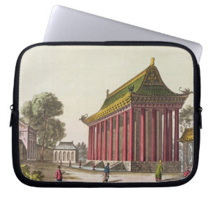 "Européslotten" på Yuen-Ming-Yuan, illustrat Laptop Fodral