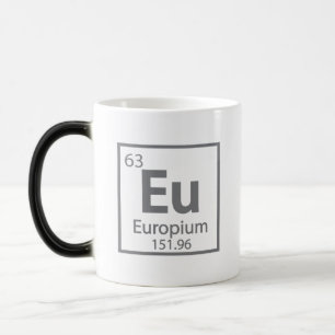 Europium - Europe Science Periodic Bord design Magisk Mugg