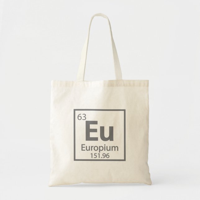 Europium - Europe Science Periodic Bord design Tygkasse (Framsidan)