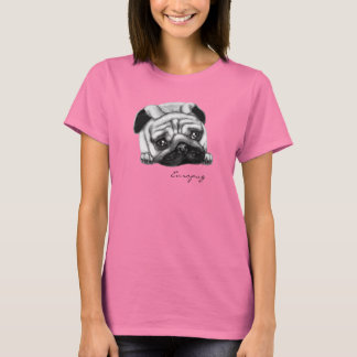 Europug Ledsen Dam Ringer T-Shirt