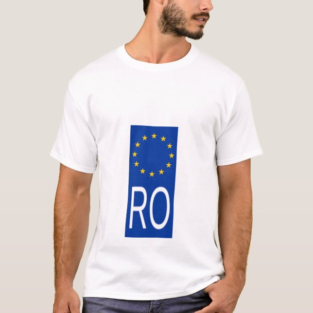 Eurorumänien Tee Shirt (Framsida)