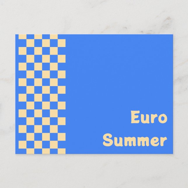 Eurosommarvykort Vykort (Framsida)