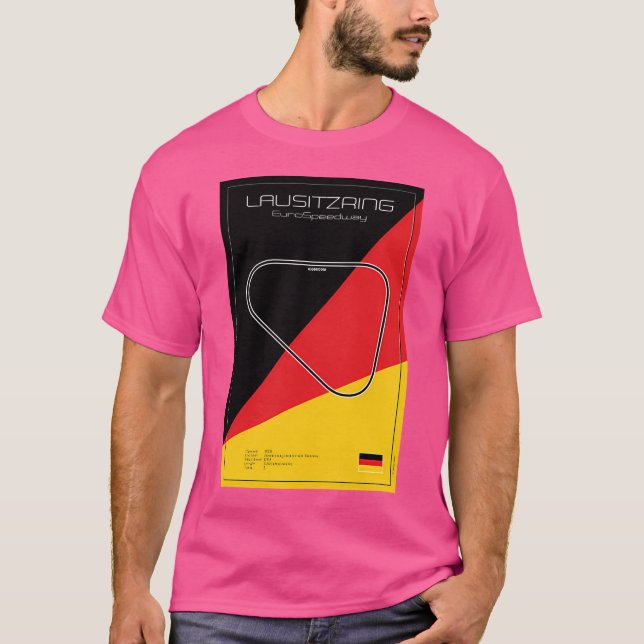 Eurospeedway Lausitz T Shirt (Framsida)