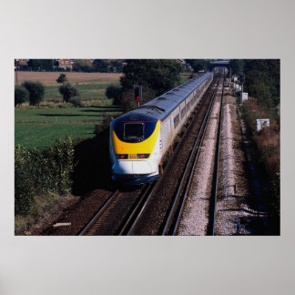 Eurostar Passagerare tåg Poster