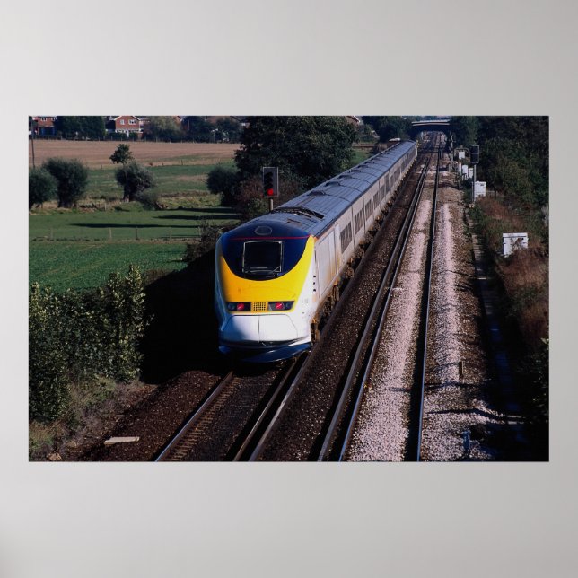 Eurostar Passagerare tåg Poster (Framsidan)